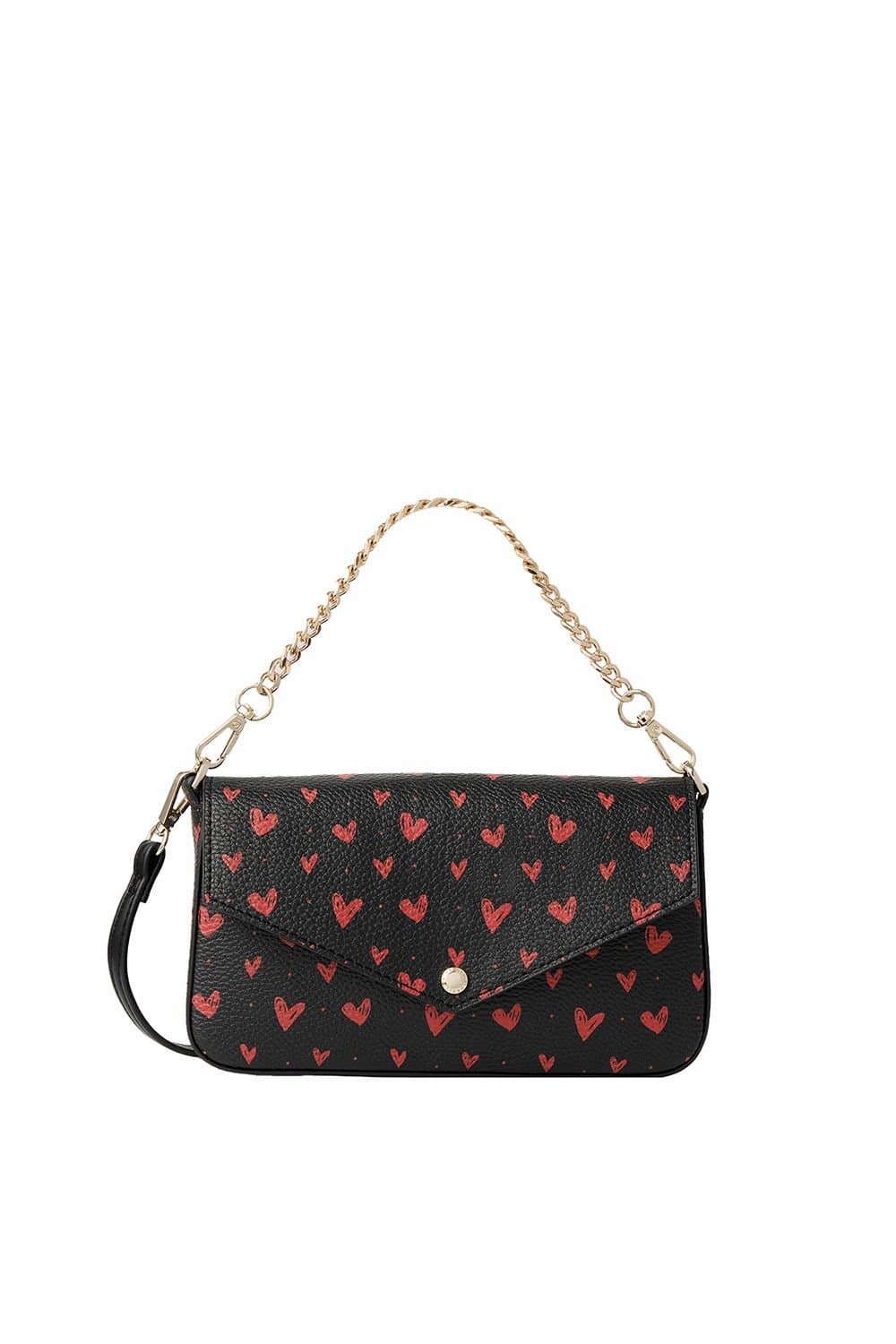 Fiorelli Fiorelli Black Heart Print Crossbody Bag