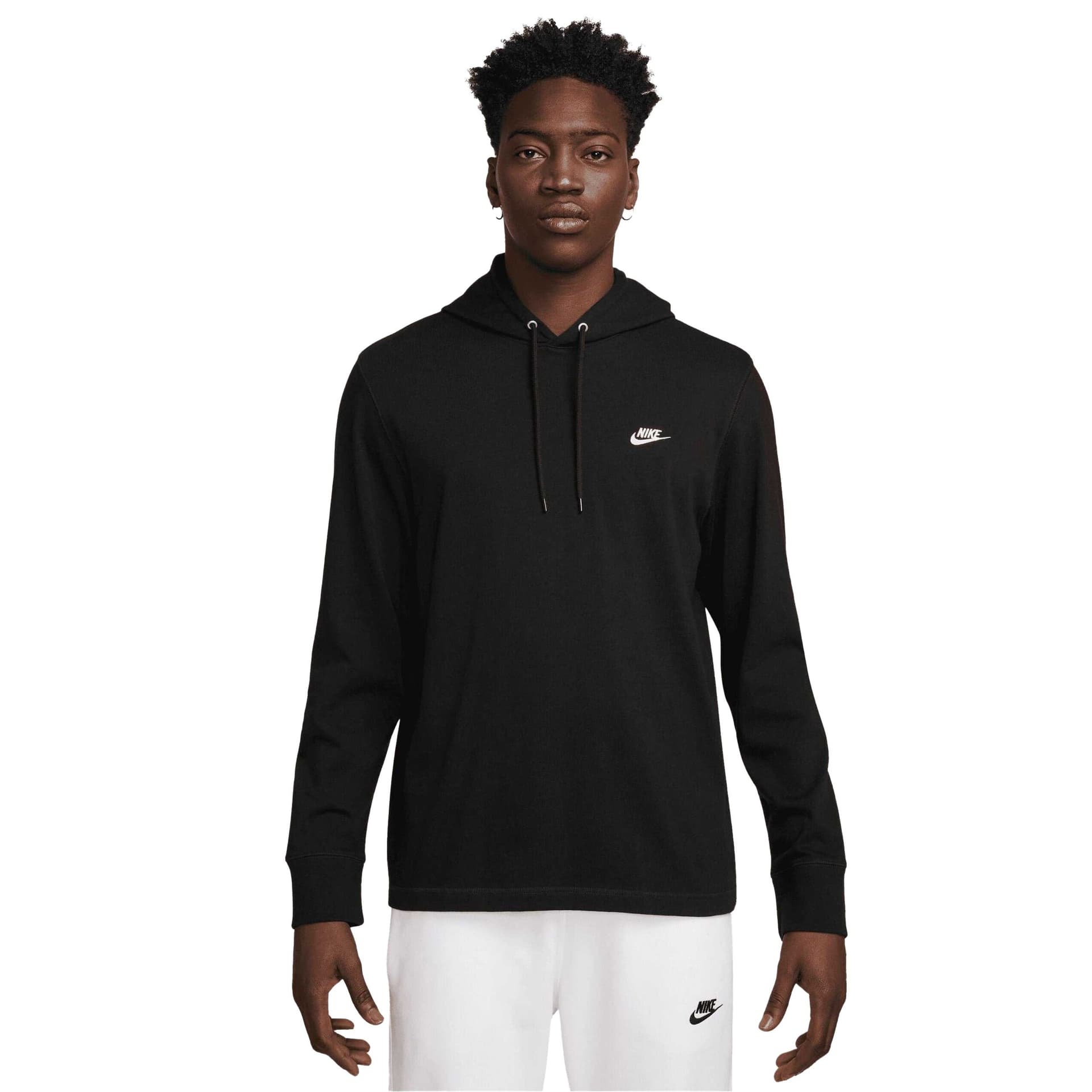 Nike Nike Men's Club Knitted Hoodie in Black