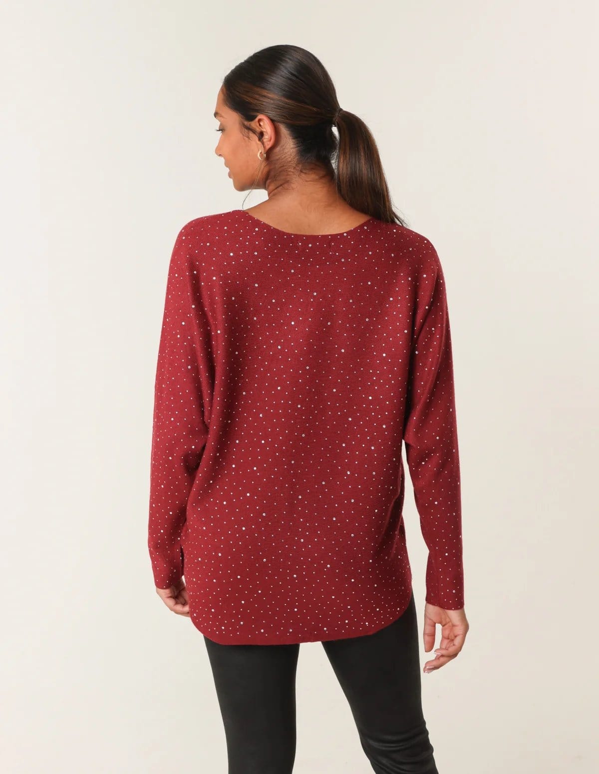 Blue Vanilla Jumper With Silver Rhinestones - 4