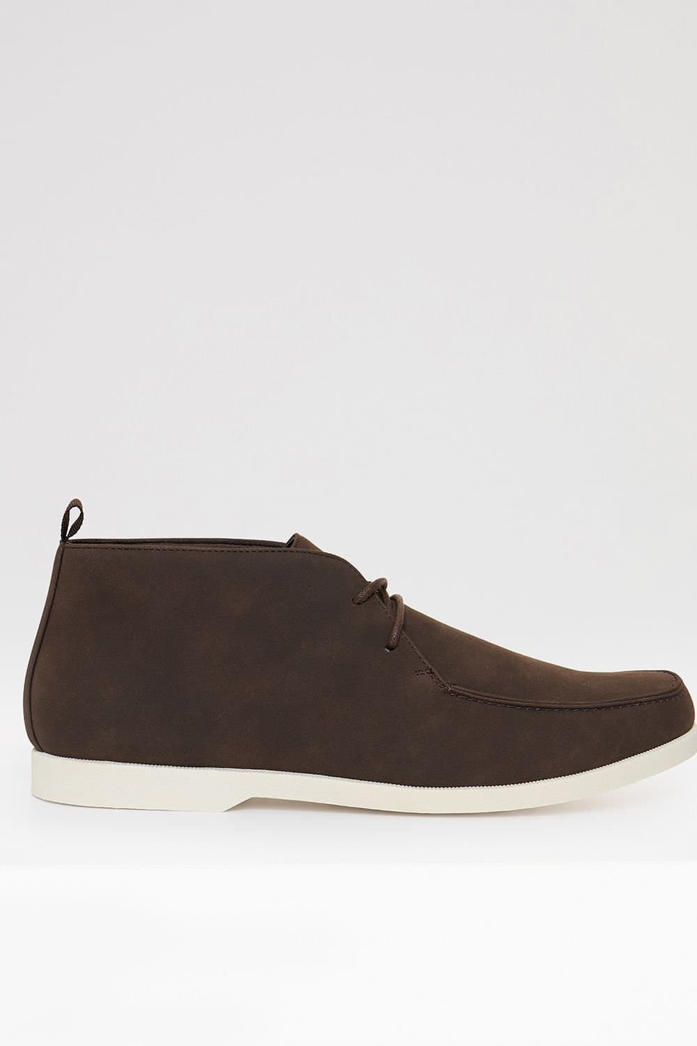 Threadbare threadbare Men's Faux Suede Moccasin Boots in Brown