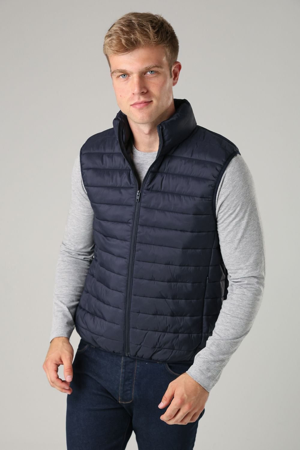 French Connection French Connection Men's Superlight Puffer Gilet in Navy - 2