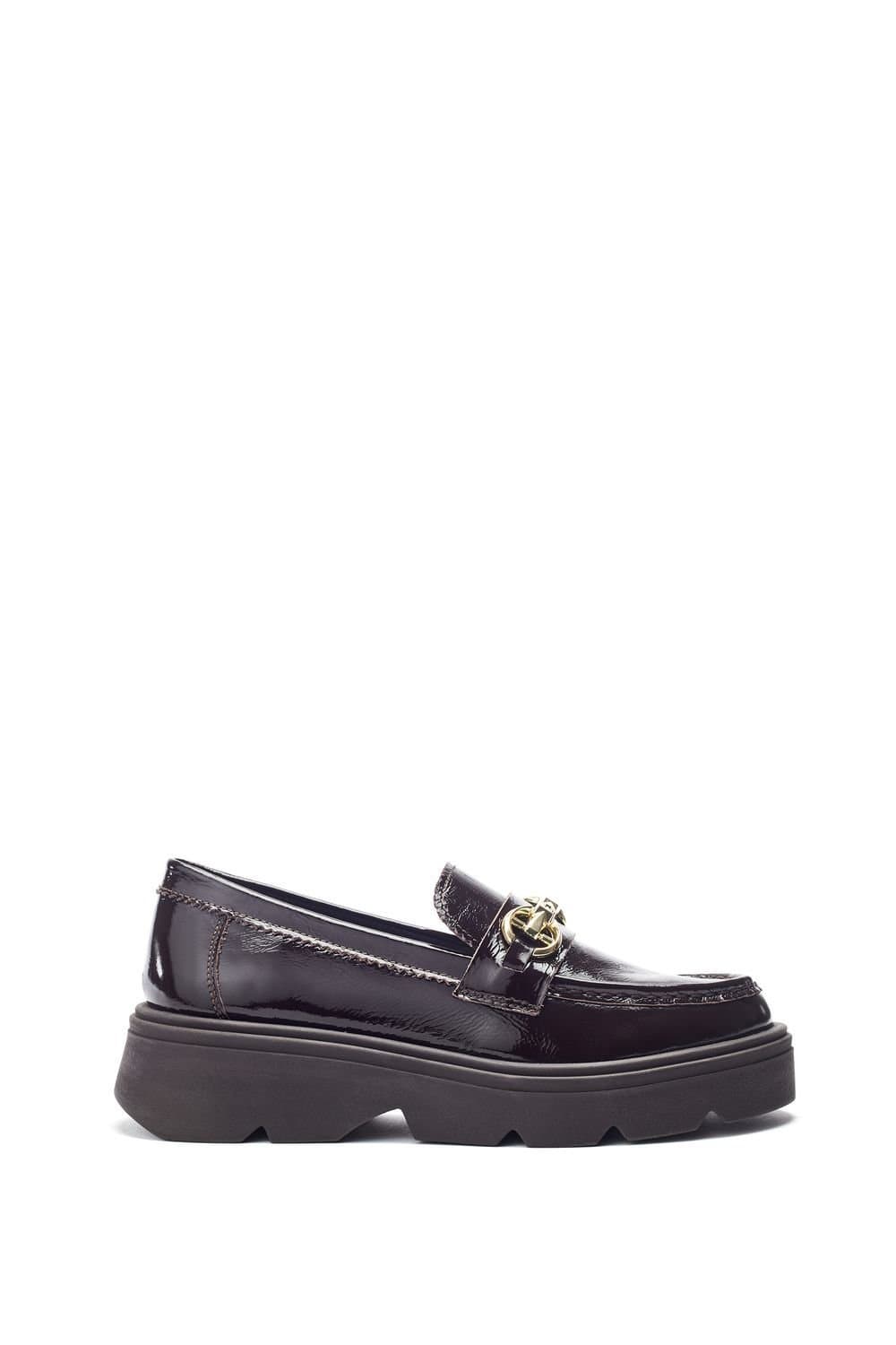 Moda in Pelle Moda In Pelle Women's 'Eisa' Leather Loafers in Dark Brown