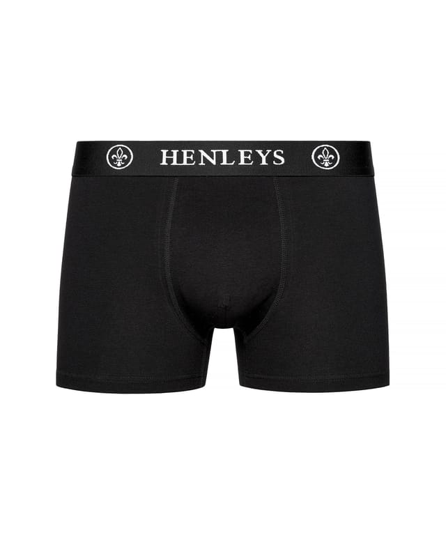 Henleys Henleys Men's McBlacken Boxers 5pk in Black - 2