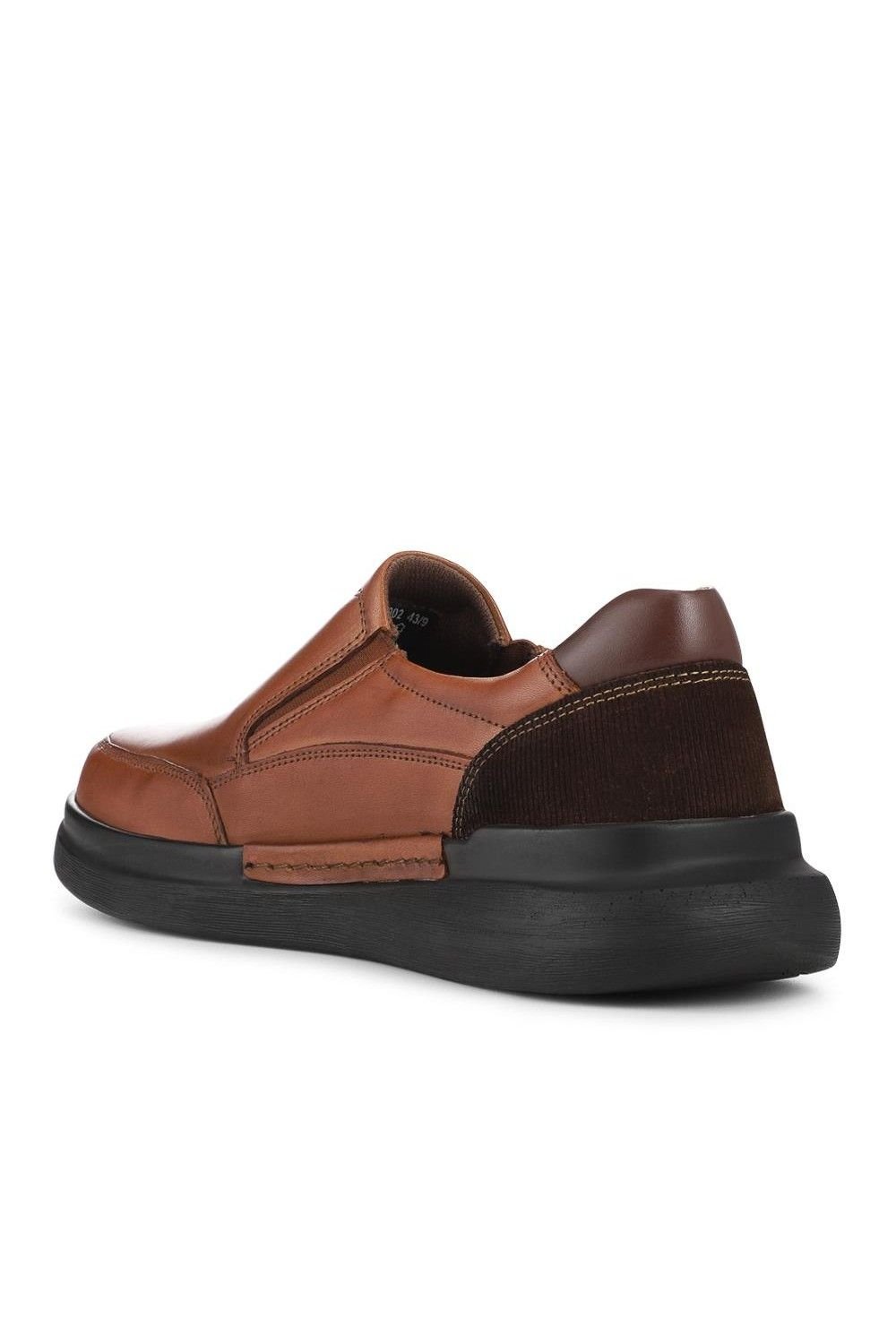 Pavers Pavers Men's Elasticated Lightweight Slip In Shoes in Tan - 3