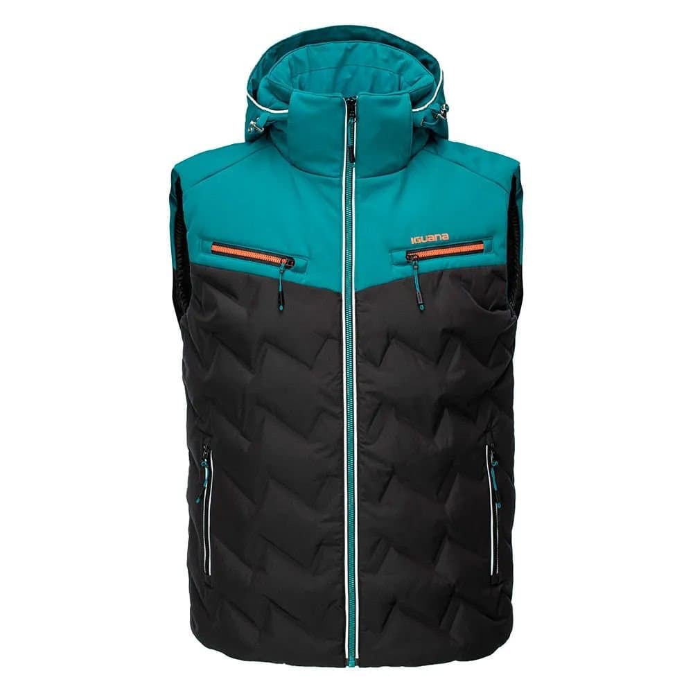 Iguana Iguana Men's Odel Quilted Gilet in Teal