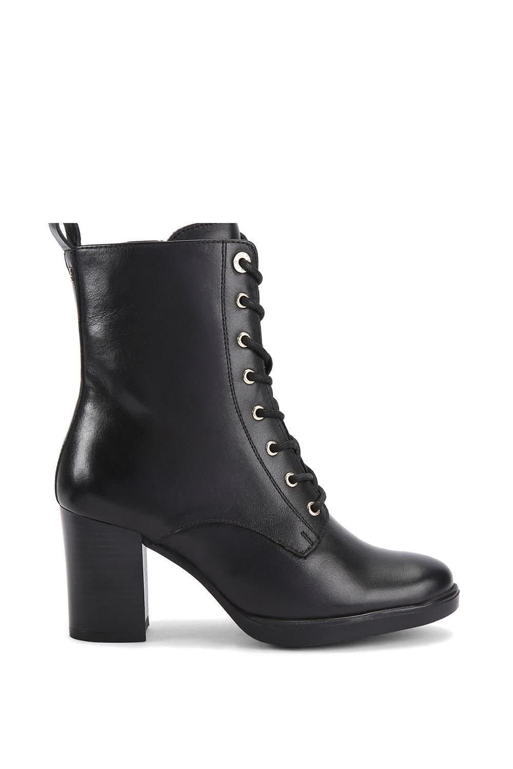 KG Kurt Geiger KG Kurt Geiger Black Leather Lace-Up Boots