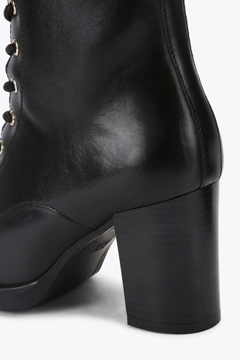 KG Kurt Geiger KG Kurt Geiger Women's 'Sage Lace Up' Leather Boots in Black - 4