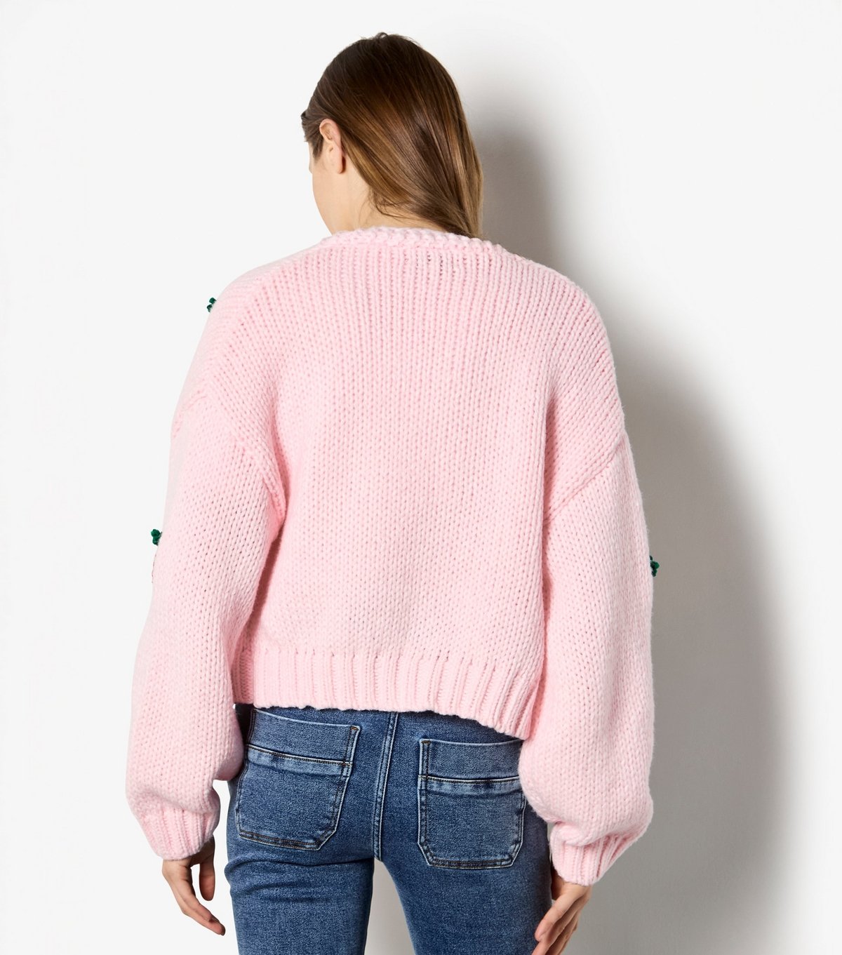 Apricot Women's Pink Strawberry Motif Knitted Cardigan Apricot New Look - 3