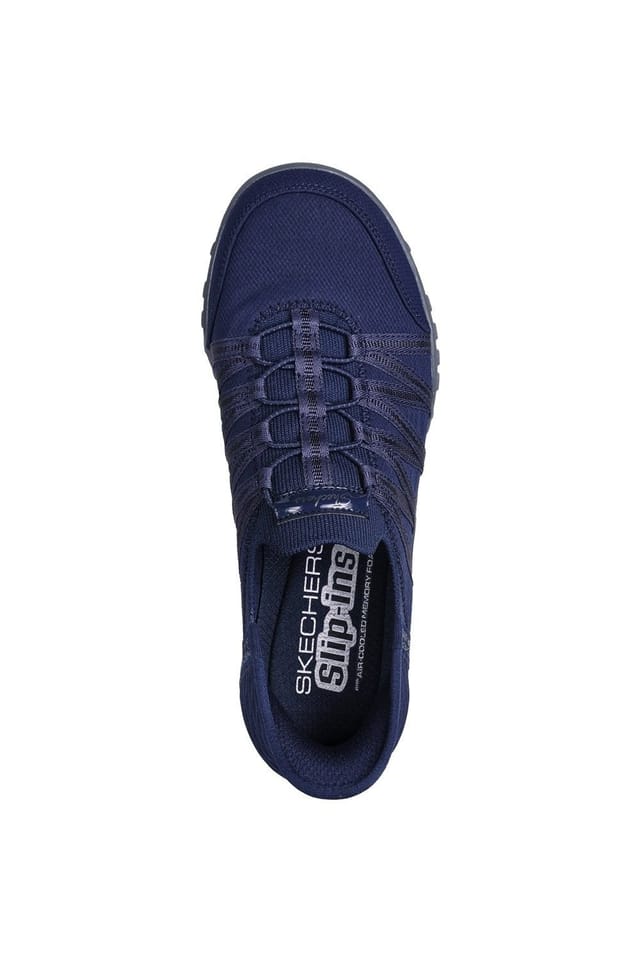 Skechers Skechers Women's Breathe-Easy - Roll-With-Me Shoe in Navy - 3