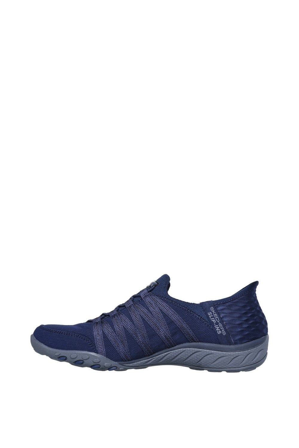 Skechers Skechers Women's Breathe-Easy - Roll-With-Me Shoe in Navy - 4