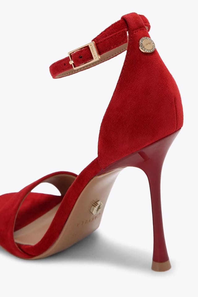 Carvela Carvela Women's 'Incanto Sandal' Suede Heels in Red - 3