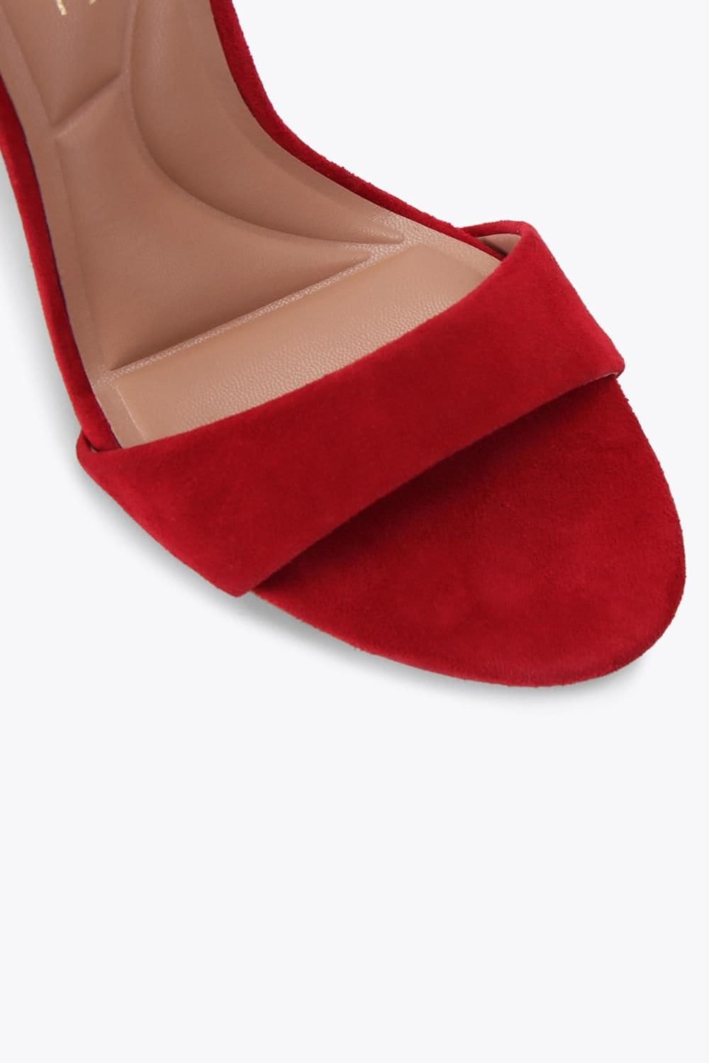 Carvela Carvela Women's 'Incanto Sandal' Suede Heels in Red - 4