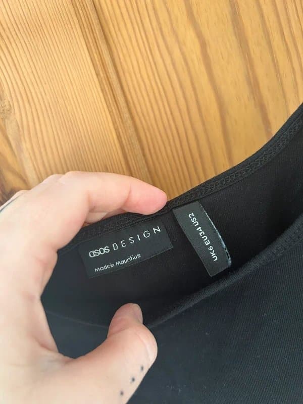 ASOS Design ASOS design size 6 leotard black
