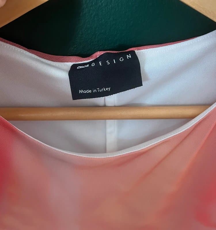 ASOS Design ASOS Design floral pink mesh maxi dress