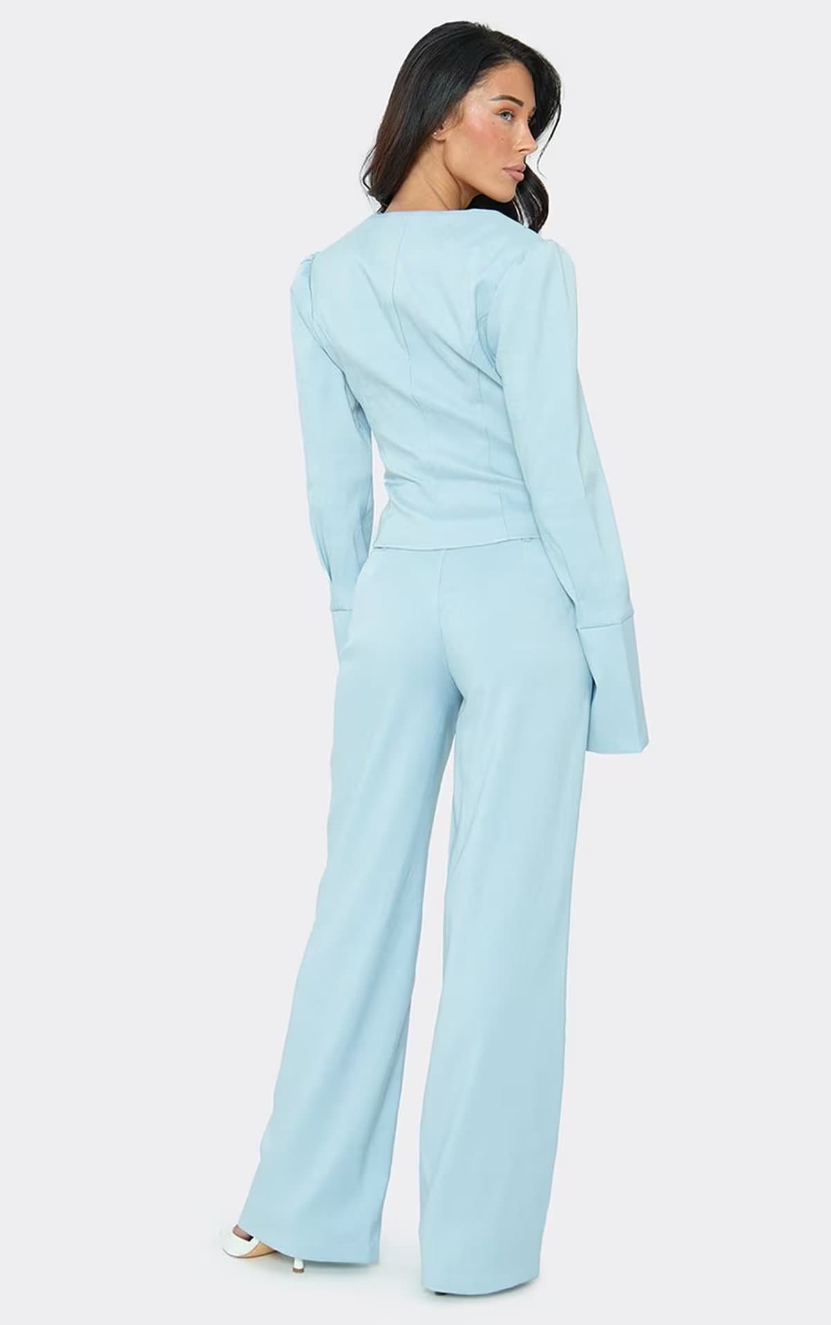 EGO EGO Blue Straight Leg Trousers