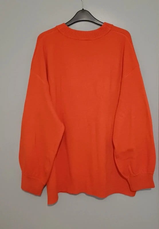 Never Fully Dressed Red Embroidered V-Neck Cardigan - Size XXL