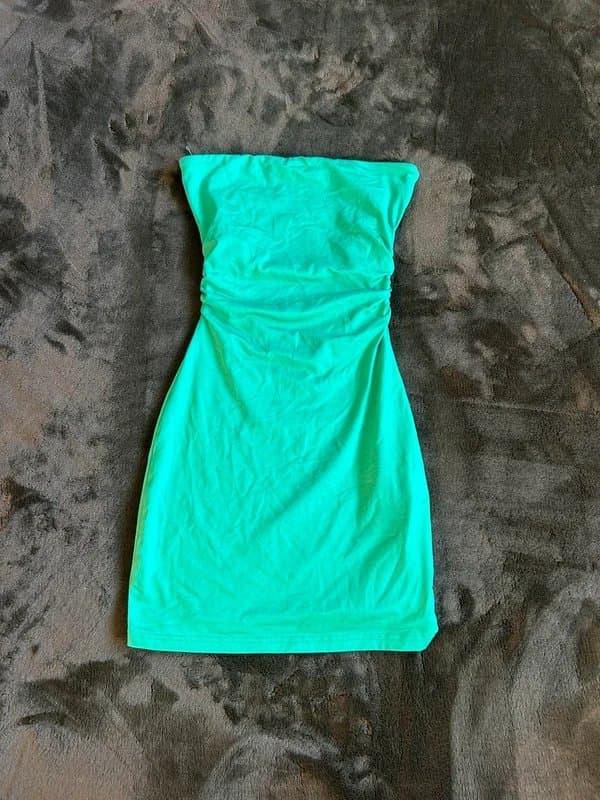 Bershka Green mini dress