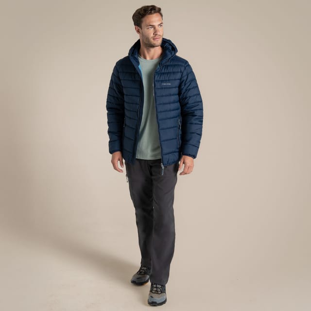 Craghoppers Craghoppers Men's Compresslite IX Hooded Water Repellent Jacket in Mid Navy - 3