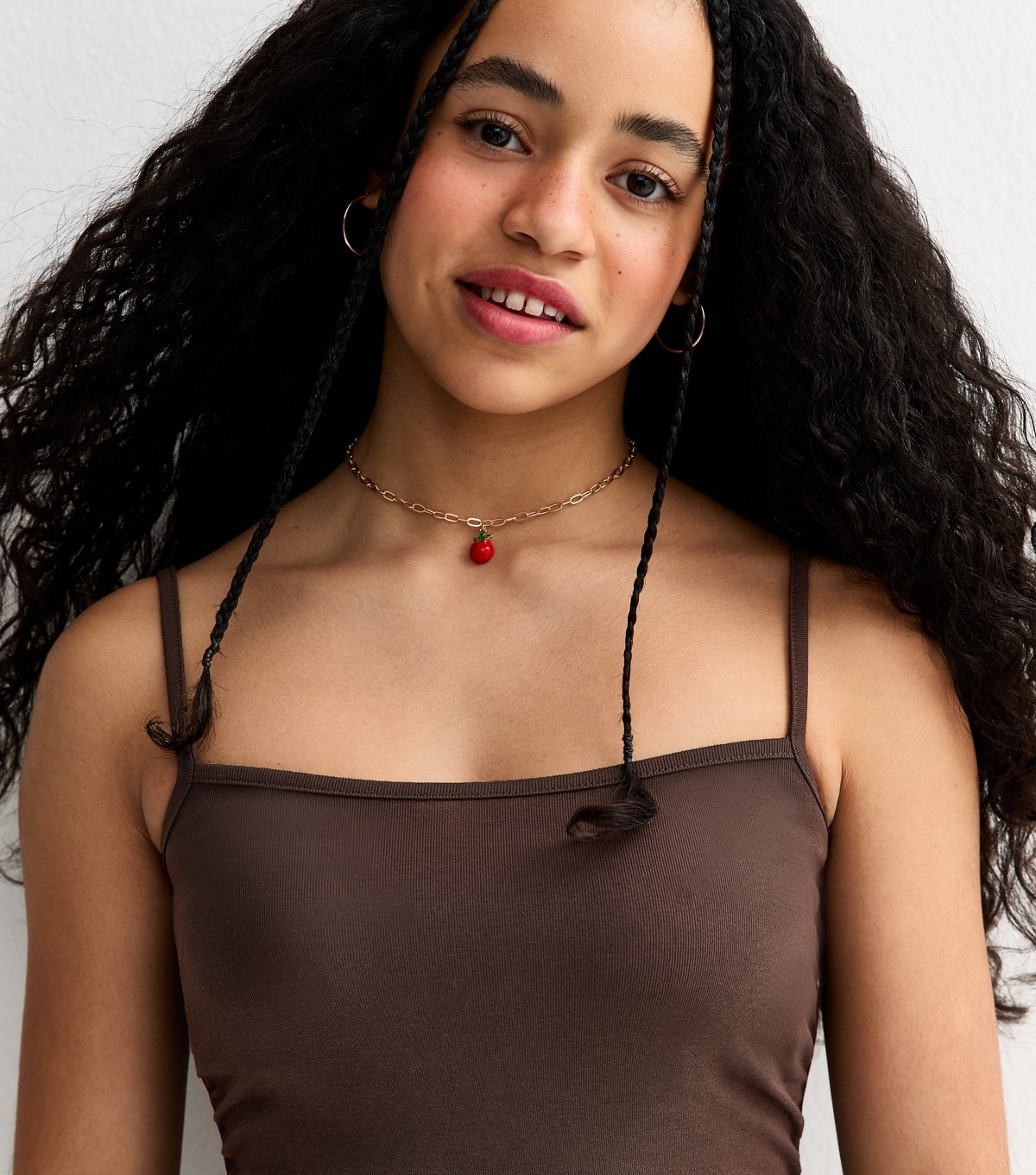 New Look Girls' Dark Brown Ruched Jersey Maxi Dress New Look - 3