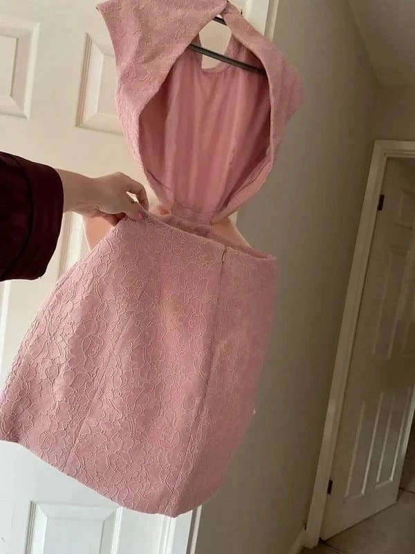 ASOS pretty pink bow dress