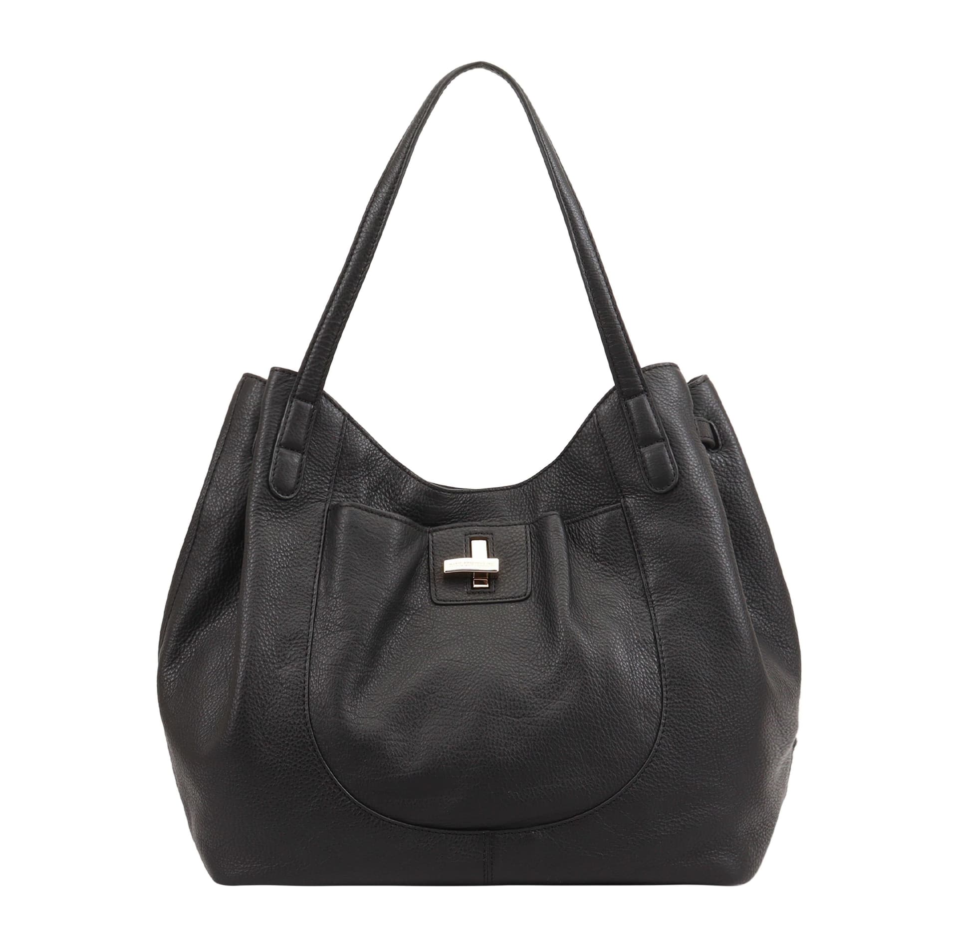 Paul Costelloe Paul Costelloe Women's Bolivar Leather Shoulder Bag in Black