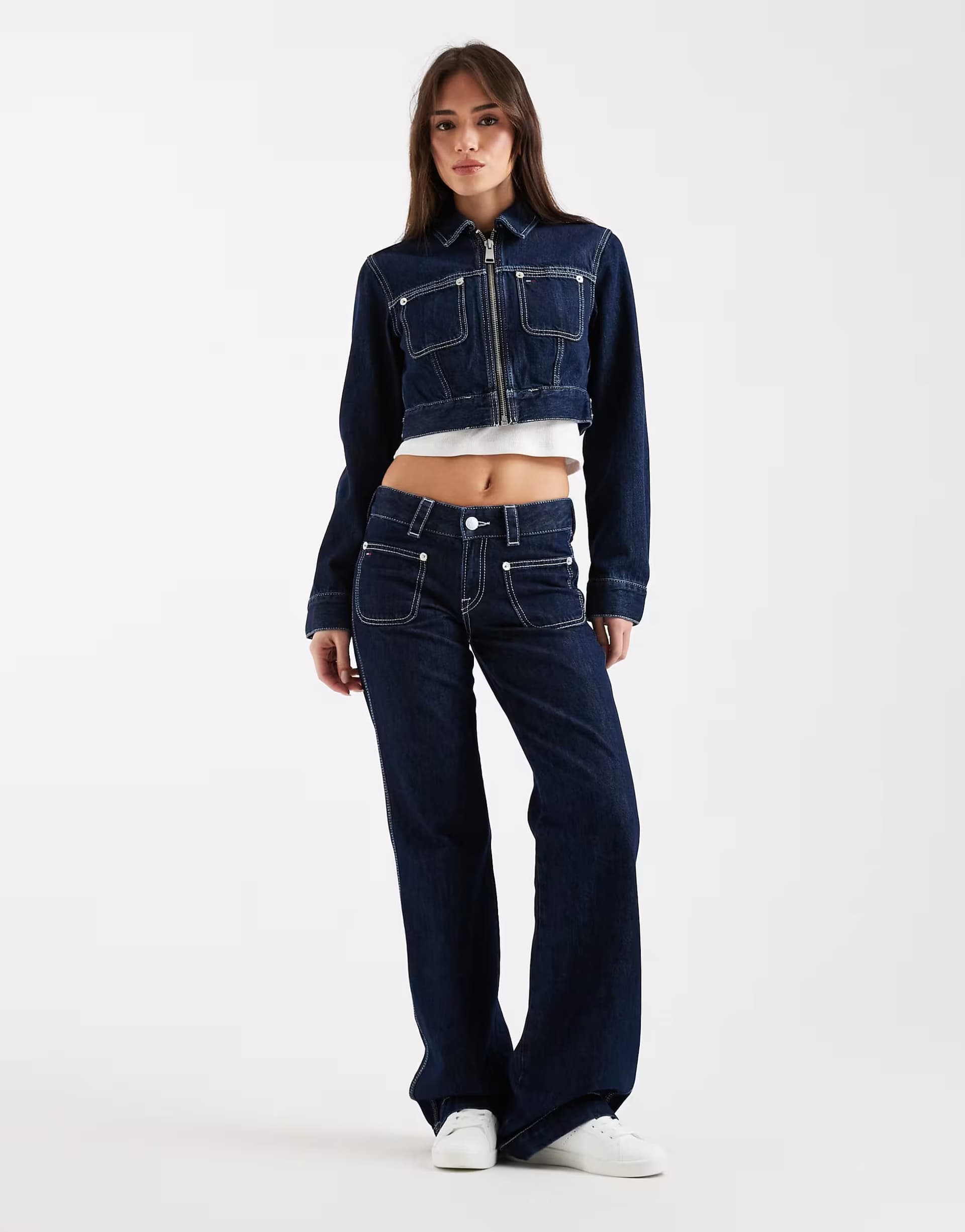 ASOS Tommy Jeans denim co-ord in dark wash blue