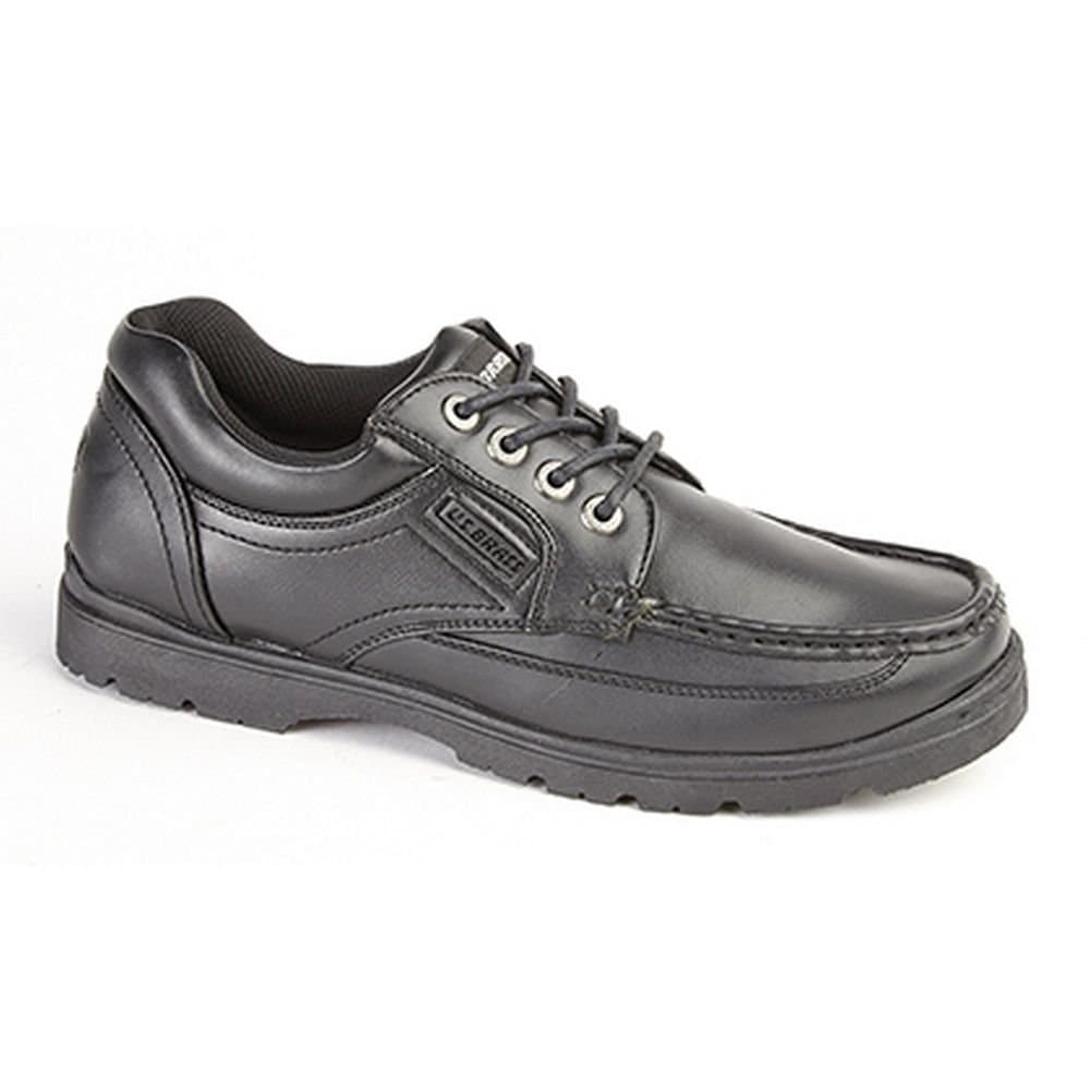 US Brass US Brass Men's Smaug Stubby Lace Up Boat Shoes in Black