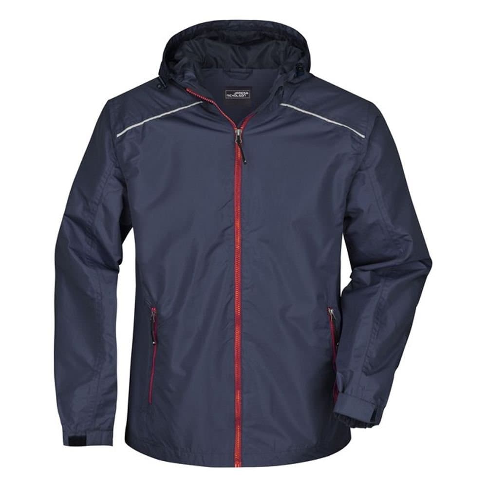 James and Nicholson James and Nicholson Men's Waterproof Jacket in Navy