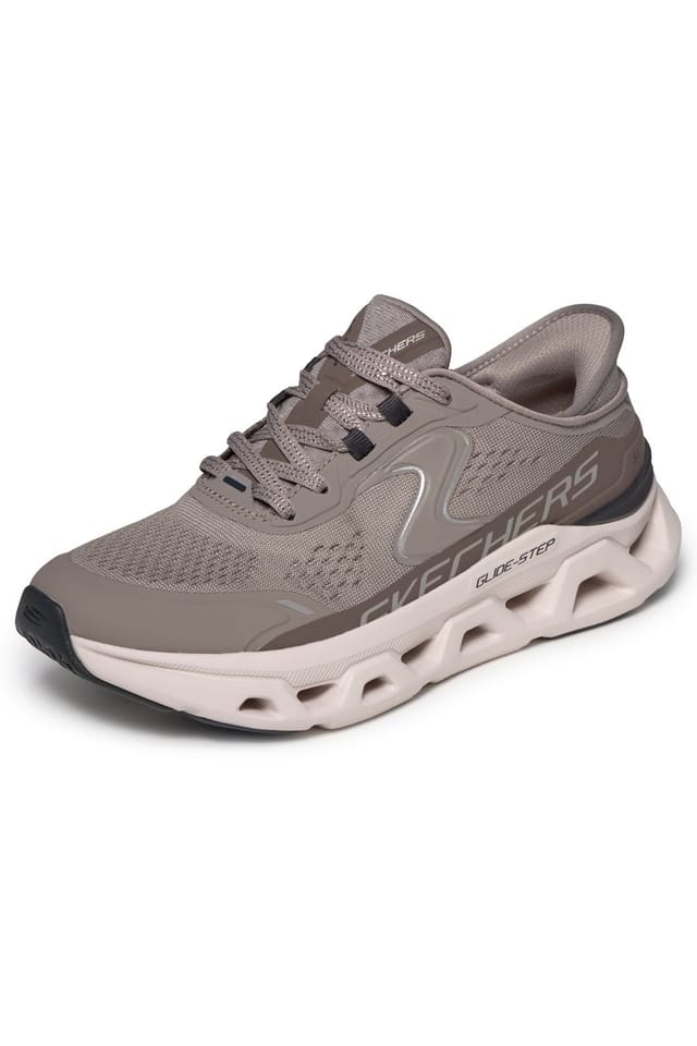 Skechers Skechers Women's GLIDE-STEP ALTUS Lace-Up Slip-Ins Dark Taupe - 2