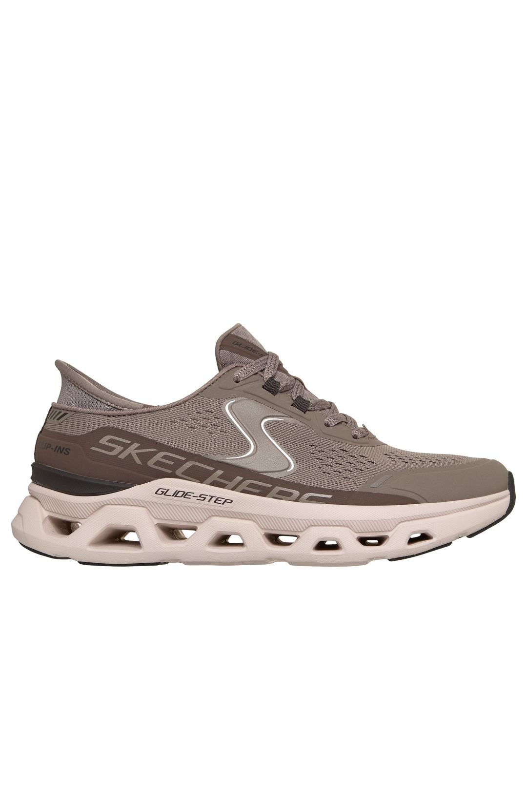 Skechers Skechers Women's GLIDE-STEP ALTUS Lace-Up Slip-Ins Dark Taupe - 4