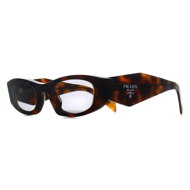 Prada Prada Women's Oval Juniper Tortoise Grey PRB16S in Brown - 2
