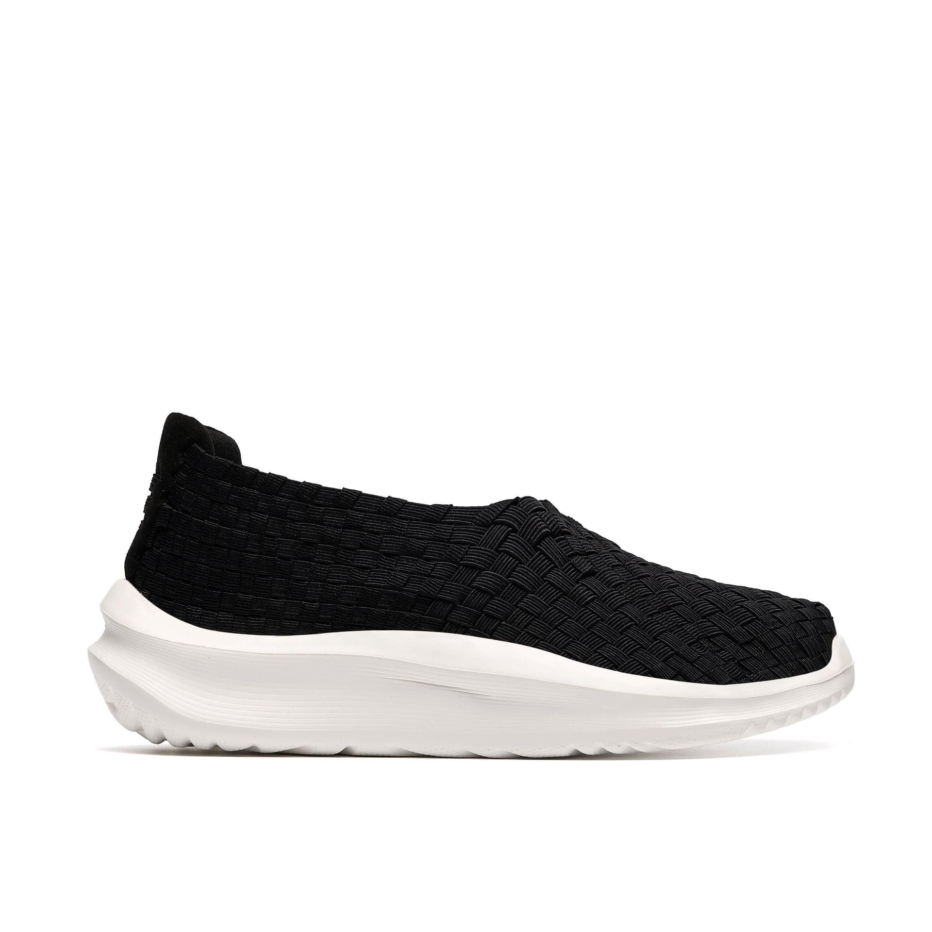 Clarks Clarks Women's Solevana Weave Black Slip Ons