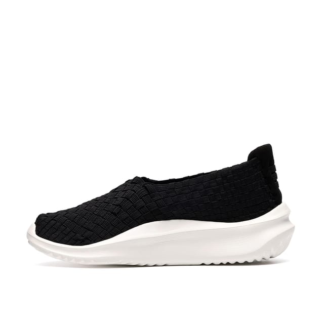 Clarks Clarks Women's Solevana Weave Black Slip Ons - 2