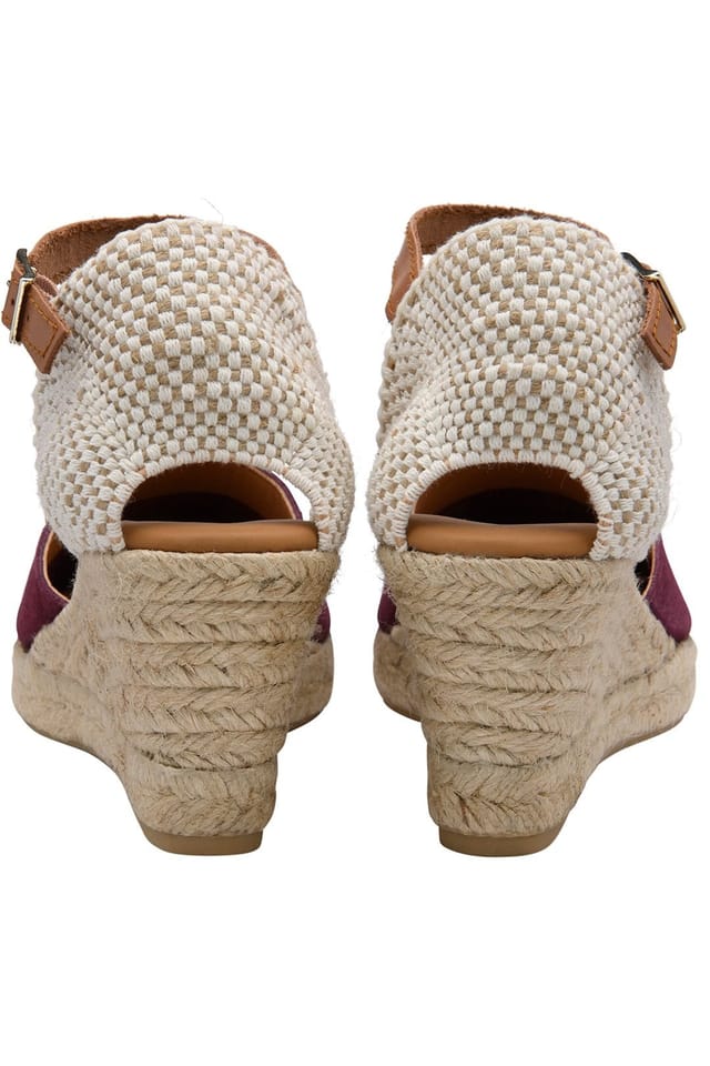 Ravel Ravel Women's 'Burrill' Suede Espadrille Sandals in Plum - 3