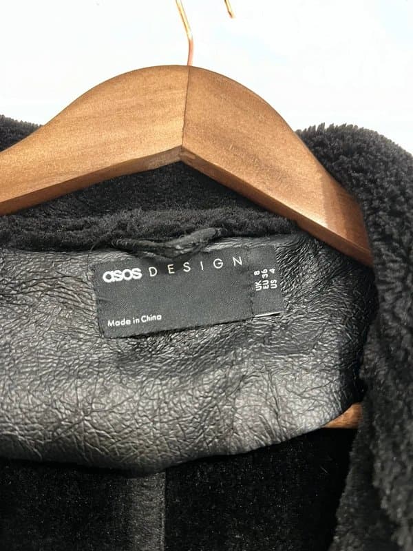 ASOS Asos Aviator Leather Jacket