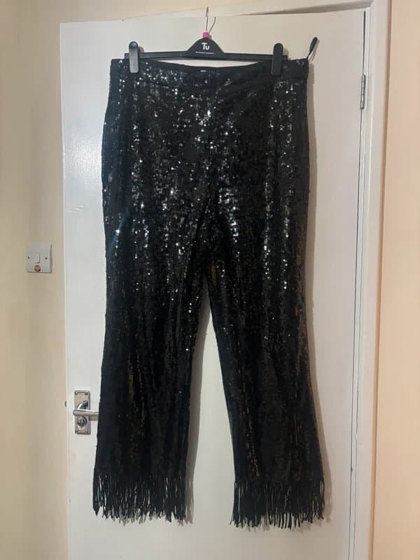 ASOS Sequin fringed occasion trouser