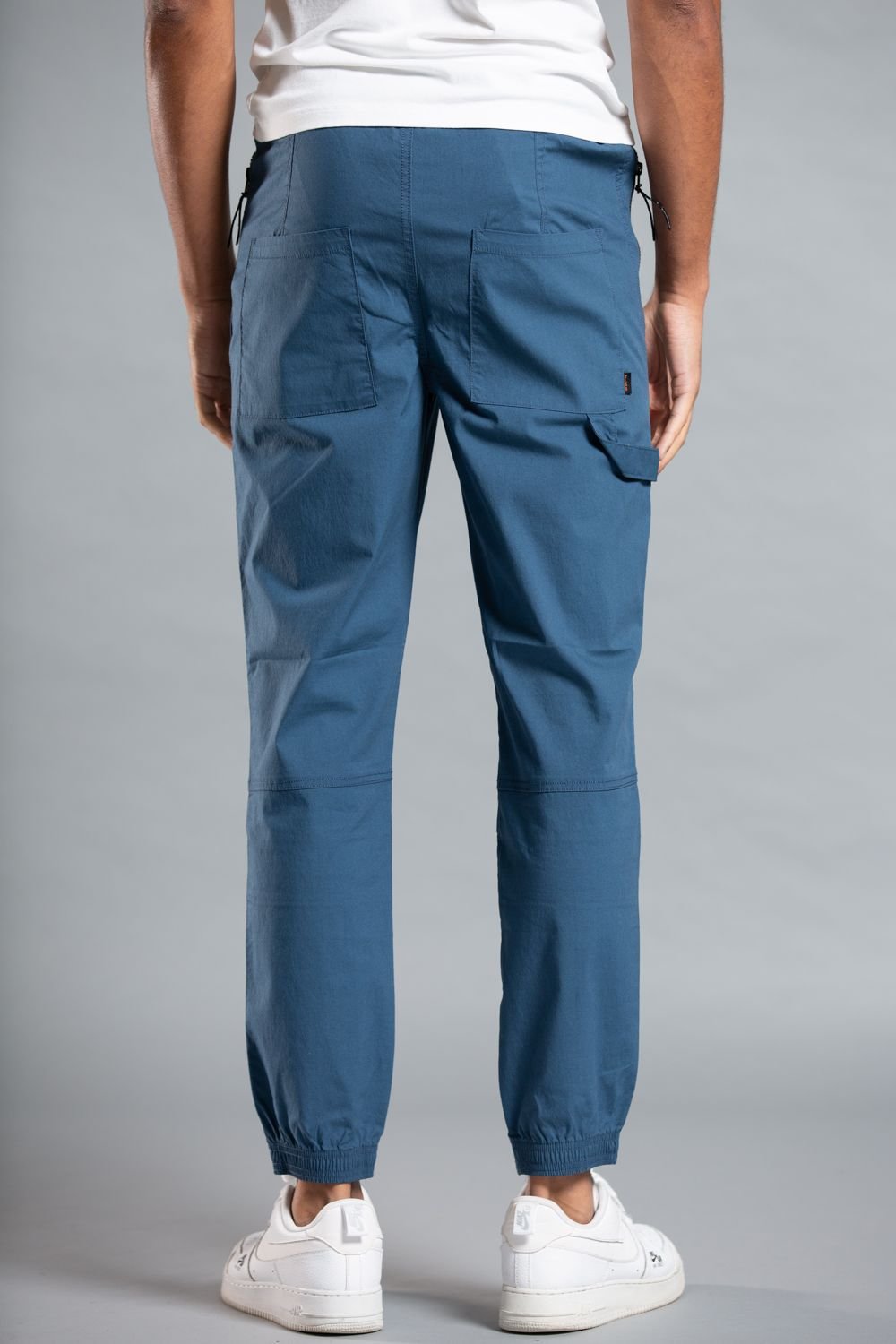 Tokyo Laundry Tokyo Laundry Men's Cotton Cargo Trousers in Blue - 2