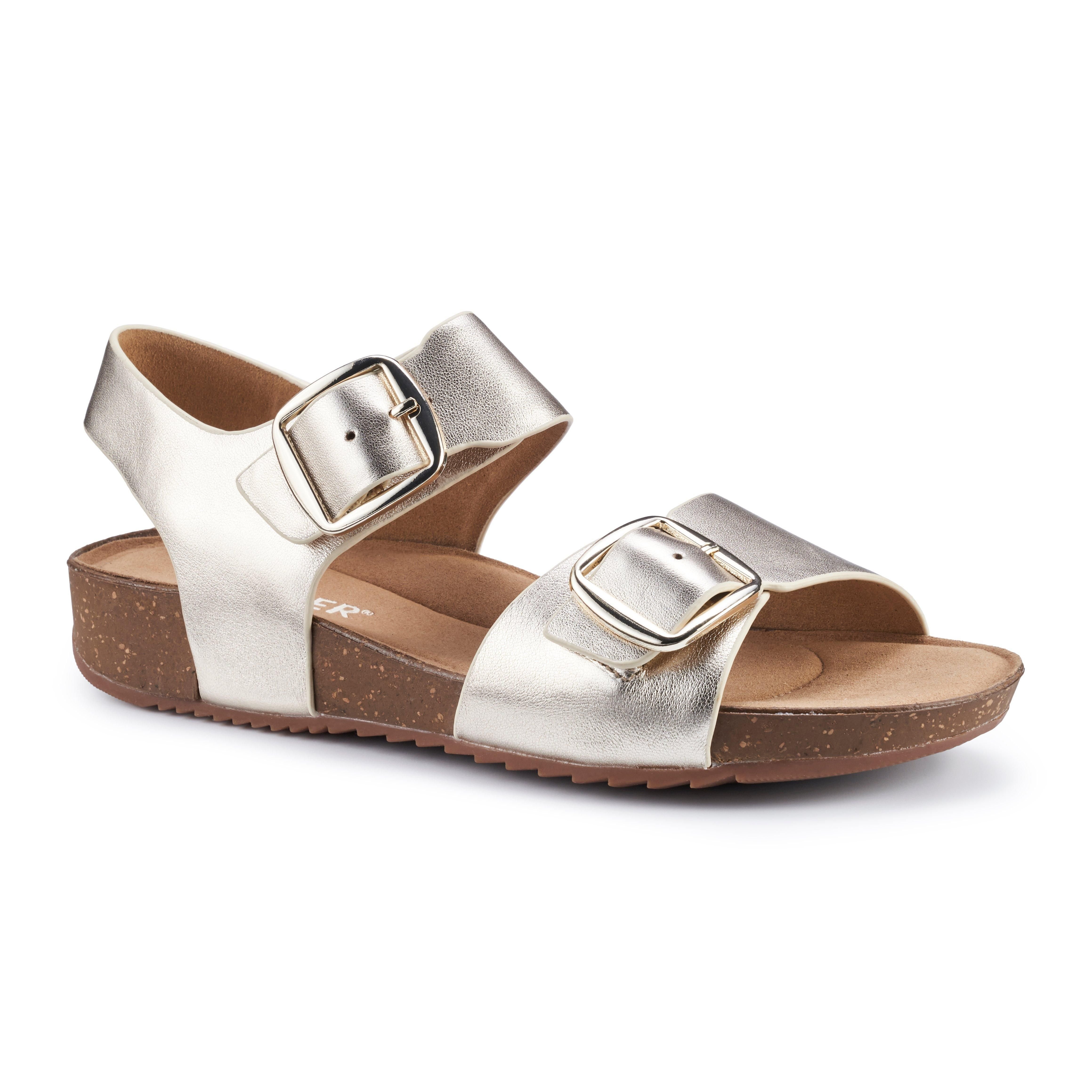 Hotter Hotter Women's 'Tourist II' Cork Wedge Sandals in Gold - 2