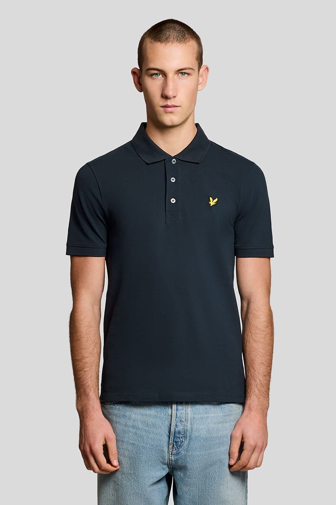 Lyle & Scott Lyle & Scott Men's Tipped Polo Shirt Navy / White