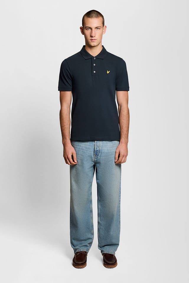 Lyle & Scott Lyle & Scott Men's Tipped Polo Shirt Navy / White - 2