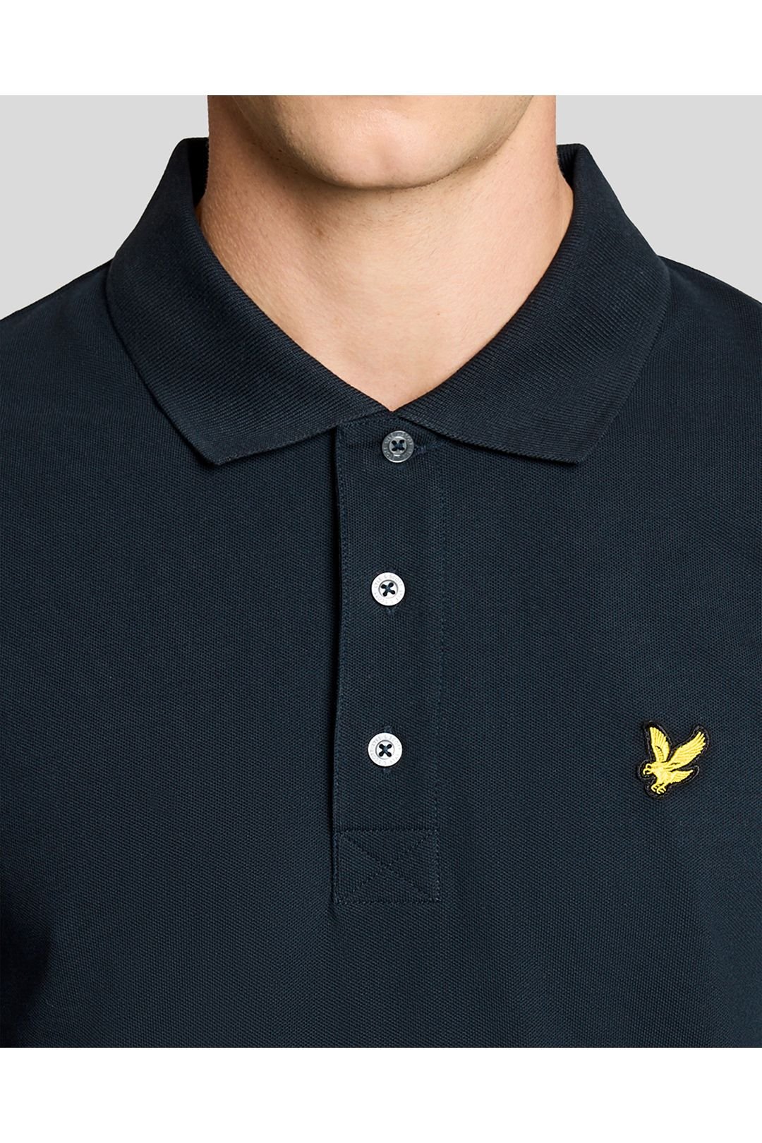 Lyle & Scott Lyle & Scott Men's Tipped Polo Shirt Navy / White - 4