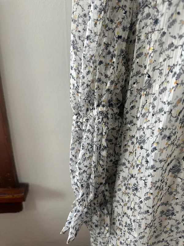 Topshop Chiffon dress with under slip size US10