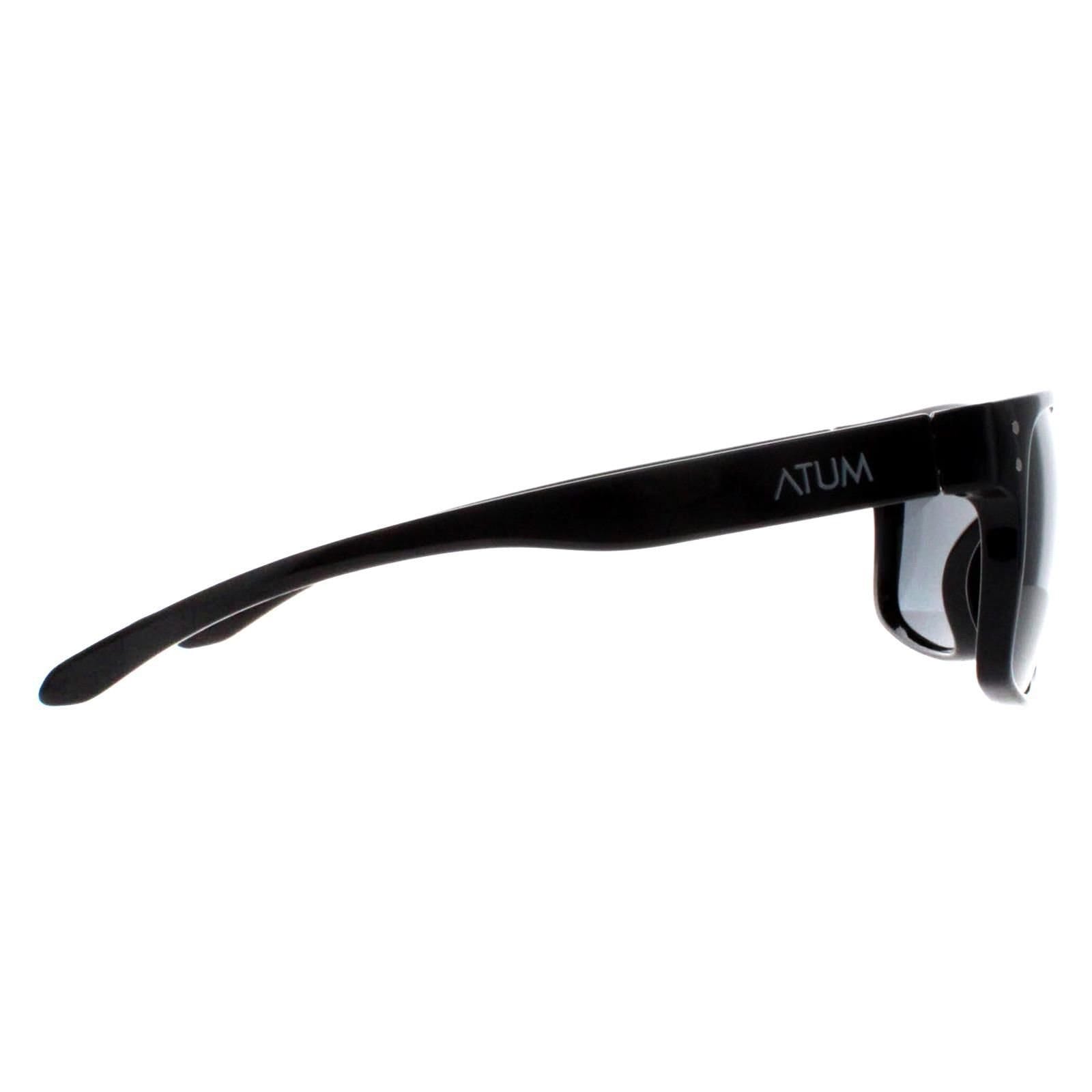 Atum Atum Men's Rectangle Shiny Black Smoke Grey Waterhouse - 4