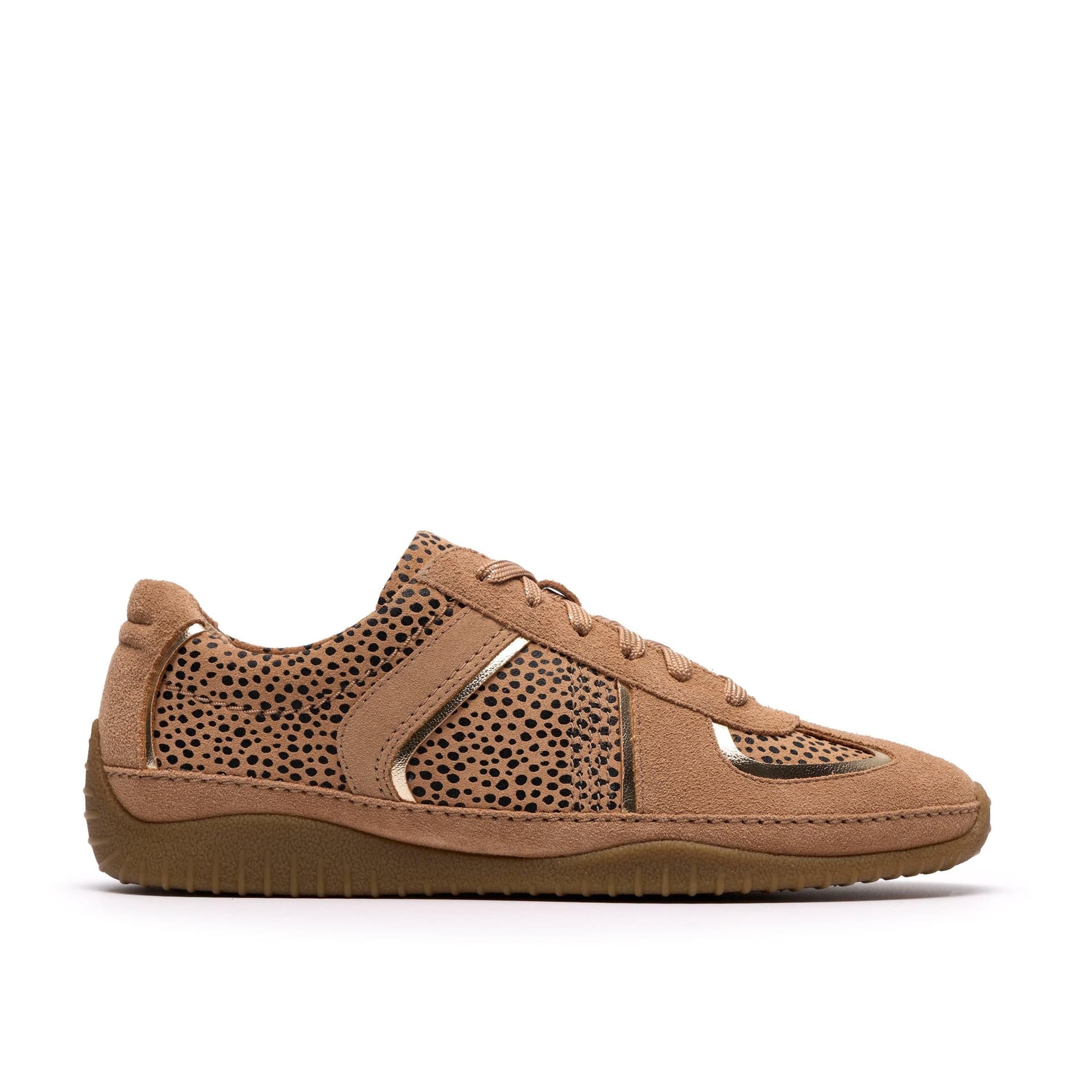 Clarks Clarks Women's Meridor Lo Animal Print Trainers in Brown