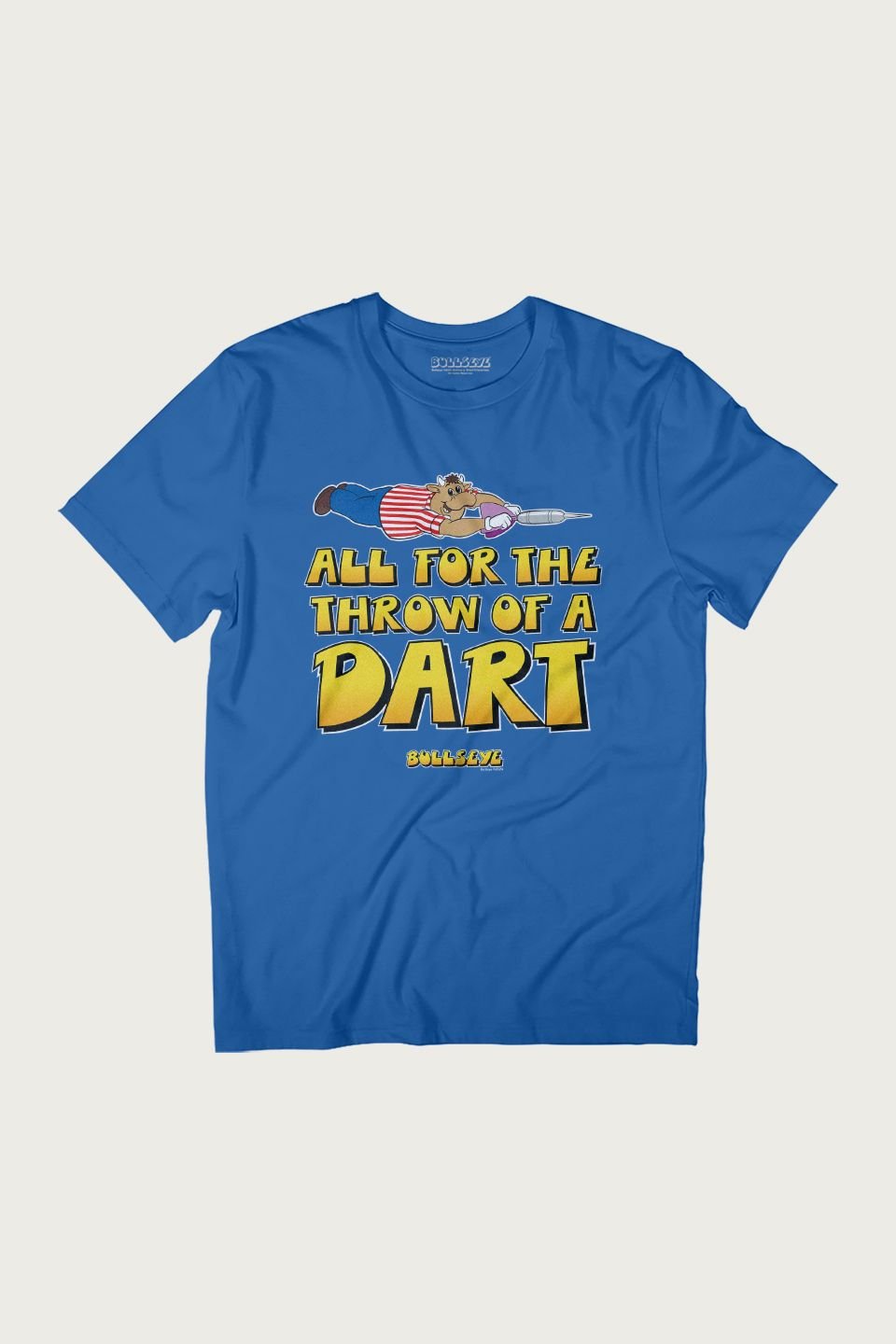 Bullseye Bullseye Men's All For The Throw Of A Dart T-Shirt in Royal - 2