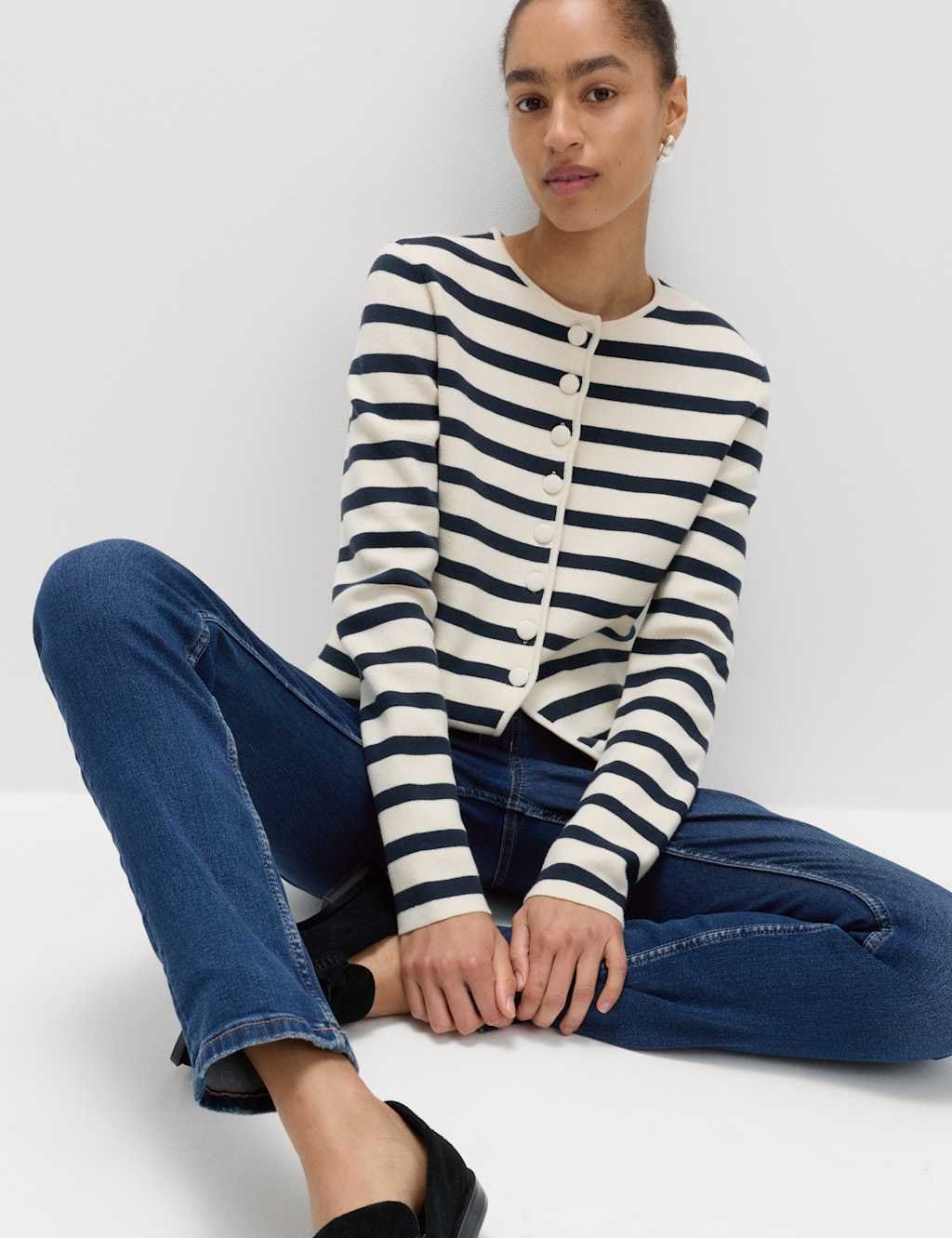 Marks & Spencer M&S Lily Slim Fit Jeans Med Blue Denim - 1