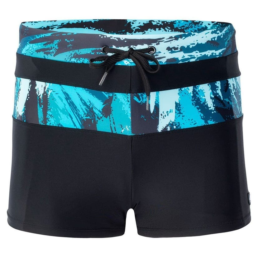 Aquawave Aquawave Men's Tahu Sea Print Swim Shorts in Black - 1