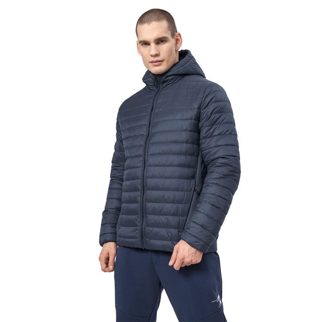 4F 4F Men's Synthetic Down Waterproof Jacket in Navy - 3