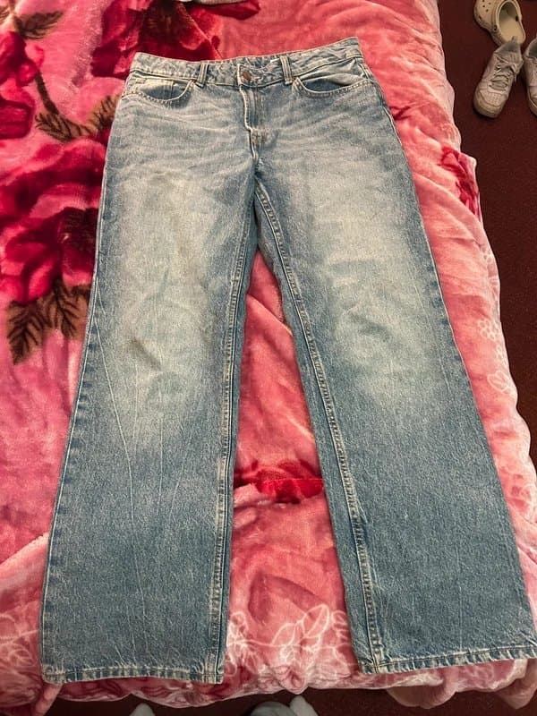 Bershka Light straight leg jeans