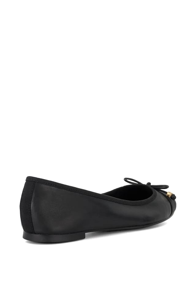 Dune London Dune London Women's Wide Fit 'Hallo' Ballet Pumps in Black - 3